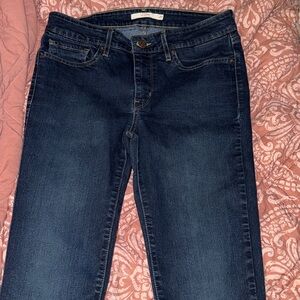 Levi's 711 Dark Indigo Skinny Jeans